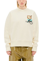 MSGM CUTE KITTY ミニグラフィック スウェットシャツ 詳細画像 オフホワイト 2