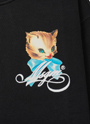 MSGM CUTE KITTY ミニグラフィック スウェットシャツ 詳細画像 ブラック 3
