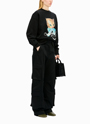 MSGM CUTE KITTY グラフィック スウェットシャツ 詳細画像 ブラック 4