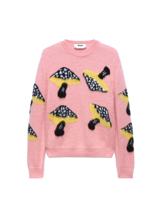 FANTASTIC MUSHROOM ジャガードニット