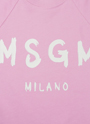 【NEW】MSGM ブラッシュロゴ スウェットシャツ 詳細画像 ピンク 3