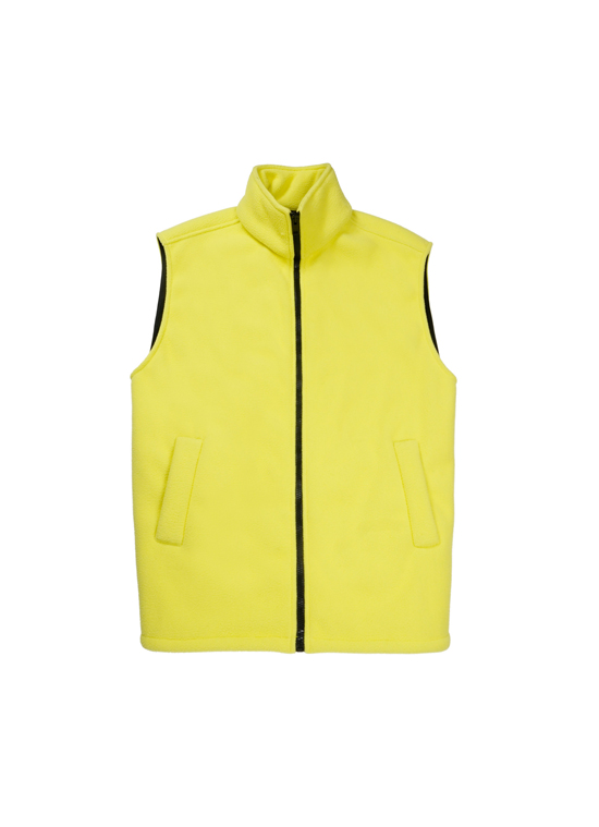 ハイネック テディフリースベスト