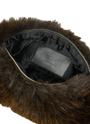 Faux Fur Clutch Bag ー Brown 詳細画像 ブラウン 4