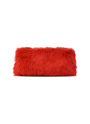Faux Fur Clutch Bag ー Bright Red 詳細画像 ブライトレッド 1