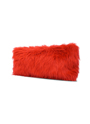 Faux Fur Clutch Bag ー Bright Red 詳細画像 ブライトレッド 3
