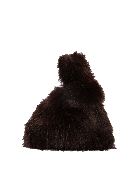 Faux Fur Mini Bag ー Brown