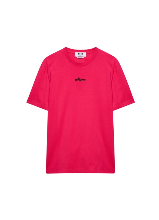 MSGM アレンジエンブロイダリーロゴ Tシャツ
