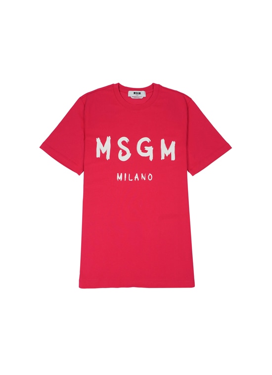 【NEW】MSGM ブラッシュロゴTシャツ