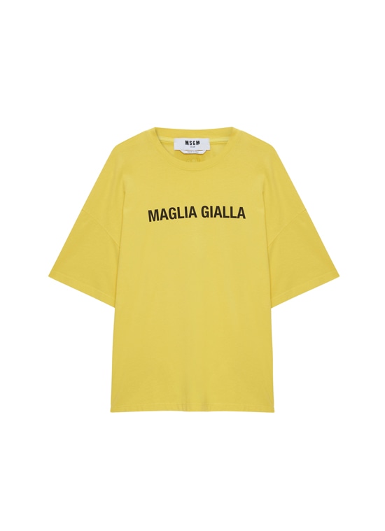 【NEW】MAGLIA GIALLA プリントTシャツ