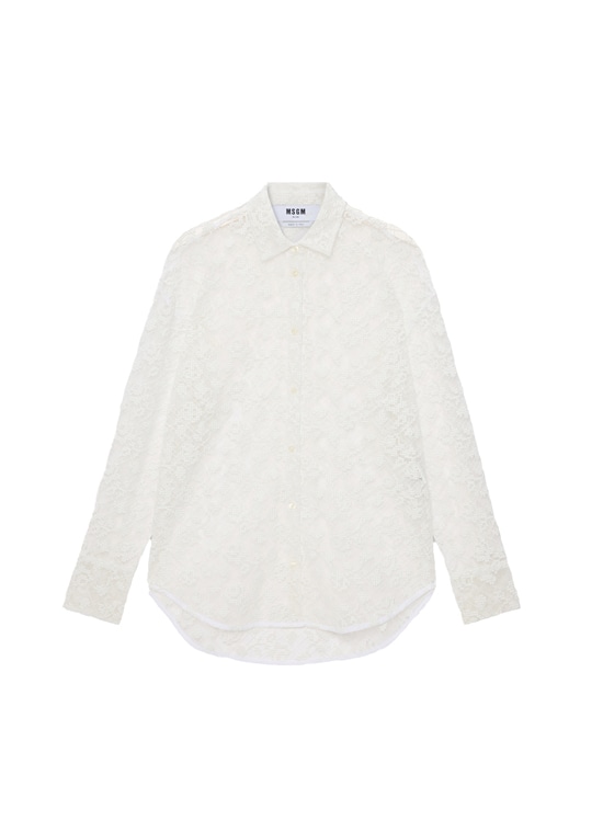 チュールローズ シアーシャツ