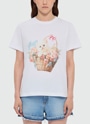 MSGM FLOWER BASKET CAT Tシャツ 詳細画像 ホワイト 2