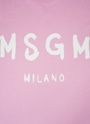 【NEW】MSGM ブラッシュロゴTシャツ 詳細画像 ピンク 3