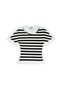 ストライプ ジャージー コンビ Tシャツ 詳細画像 ホワイト 1
