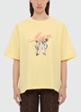 リボングラフィック Tシャツ 詳細画像 ペールイエロー 2