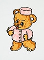 MSGM LOBBY BEAR Tシャツ 詳細画像 ホワイト 4
