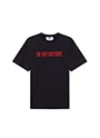 「DO NOT DISTURB!」 エンブロイダリーTシャツ 詳細画像 ブラック 1