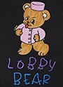 MSGM LOBBY BEAR スウェットシャツ 詳細画像 ブラック 4