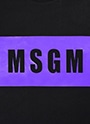 【NEW】MSGM BOXロゴTシャツ 詳細画像 ブラック 3