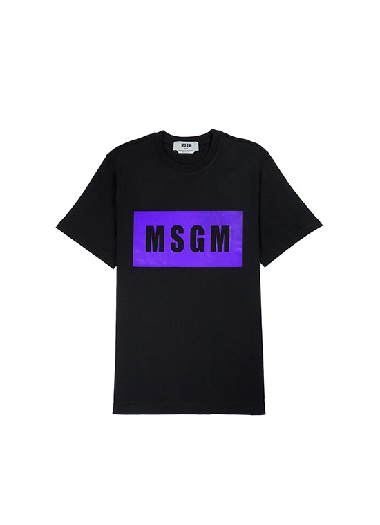【NEW】MSGM BOXロゴTシャツ