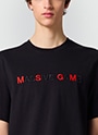 「MASSIVE GAME」 エンブロイダリーTシャツ 詳細画像 ブラック 5