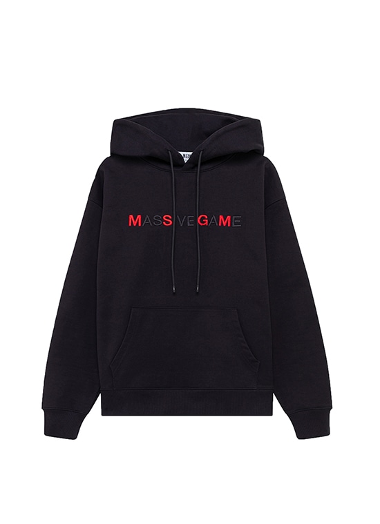「MASSIVE GAME」 エンブロイダリー フーディー
