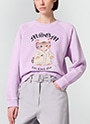 MSGM HOTEL CAT スウェットシャツ 詳細画像 ライラック 5
