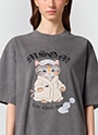MSGM HOTEL CAT Tシャツ 詳細画像 ブラック 5