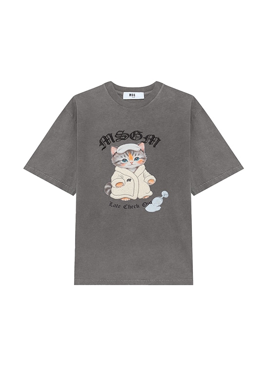 MSGM HOTEL CAT Tシャツ