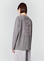MSGM HOTEL エンブロイダリー ロングスリーブTシャツ 詳細画像 グレー 3