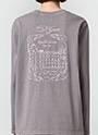 MSGM HOTEL エンブロイダリー ロングスリーブTシャツ 詳細画像 グレー 5