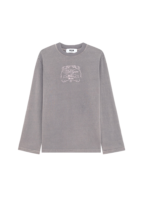 MSGM HOTEL エンブロイダリー ロングスリーブTシャツ