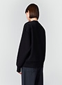 MSGM ブラッシュドロゴ スウェットシャツ 詳細画像 ブラック 3