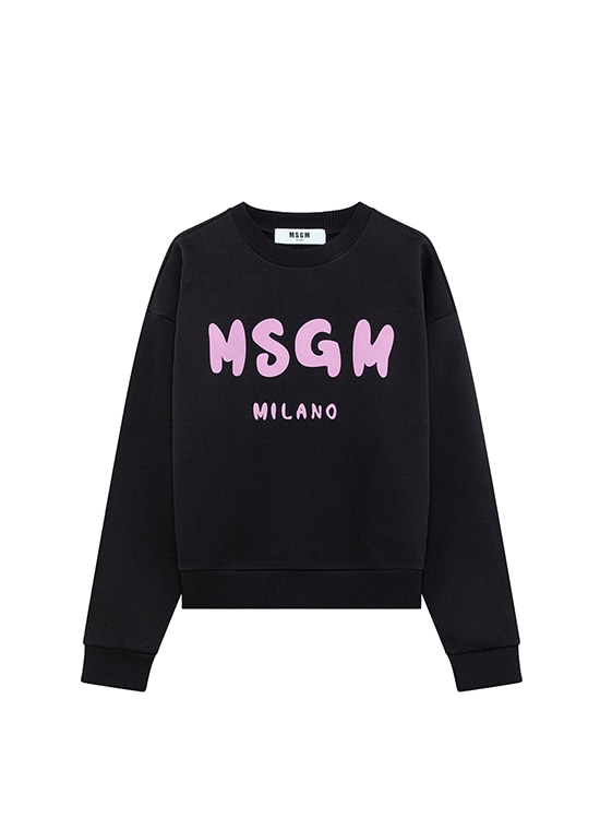 MSGM ブラッシュドロゴ スウェットシャツ