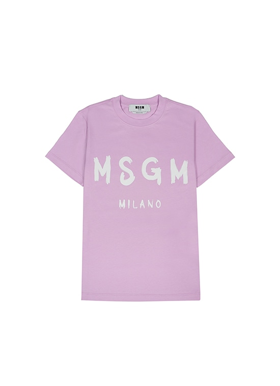 【NEW】MSGM ブラッシュロゴTシャツ