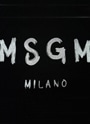 MSGM ブラッシュロゴTシャツ【GLITTER PRINT】 ＜限定再入荷＞ 詳細画像 ブラック&times;グリッターシルバー 3