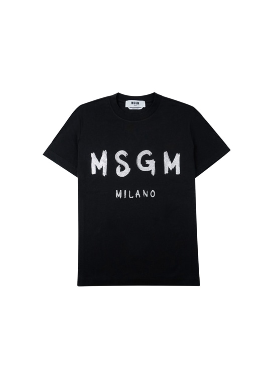 MSGM ブラッシュロゴTシャツ【GLITTER PRINT】 ＜限定再入荷＞
