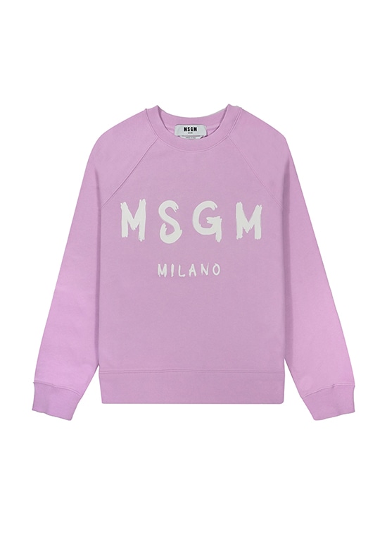 MSGM ブラッシュロゴ スウェットシャツ