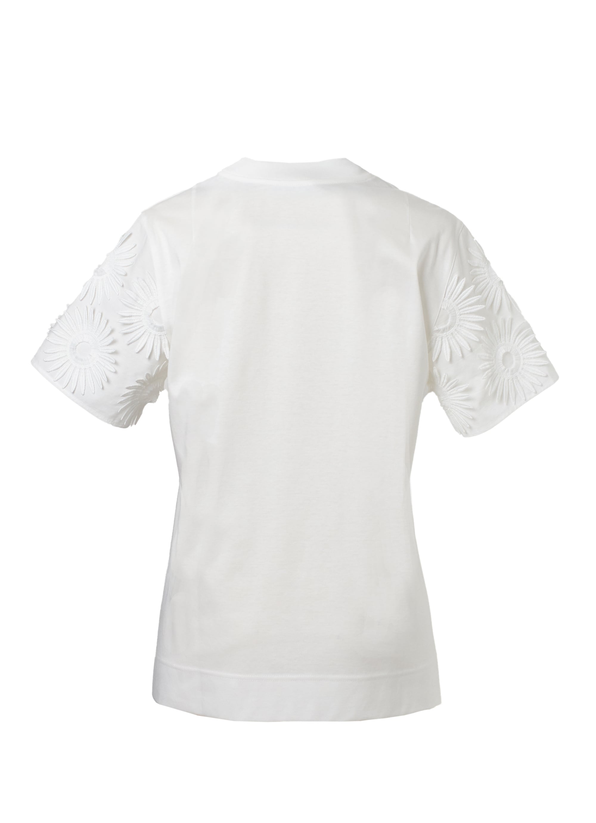 立体フラワーモチーフ Tシャツ 詳細画像 ホワイト 3
