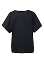 立体フラワーモチーフ Tシャツ 詳細画像 ブラック 3