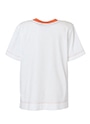 カラーブロック コットンTシャツ 詳細画像 ホワイト／オレンジ 3