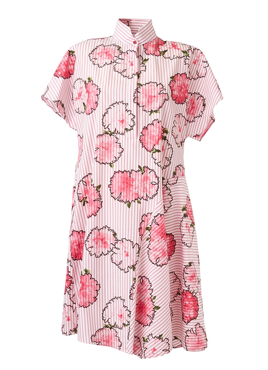 カーネーション  コットンポプリンワンピース