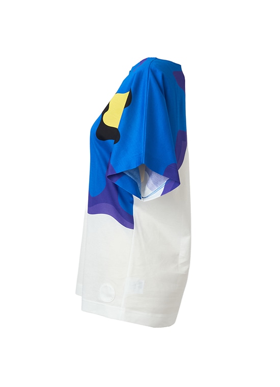 ビッグフラワー コットンTシャツ 詳細画像 ホワイト／マルチ 2