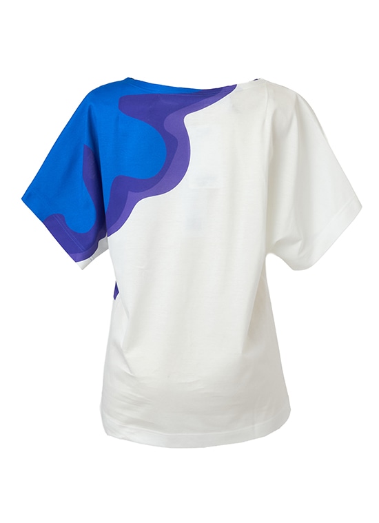 ビッグフラワー コットンTシャツ 詳細画像 ホワイト／マルチ 3