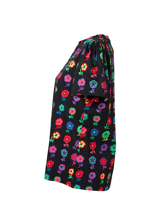 スムールフラワー ジャージーTシャツ 詳細画像 ブラック／マルチ 2