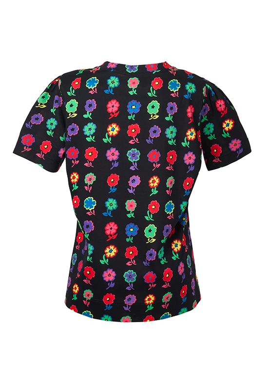 スムールフラワー ジャージーTシャツ 詳細画像 ブラック／マルチ 3