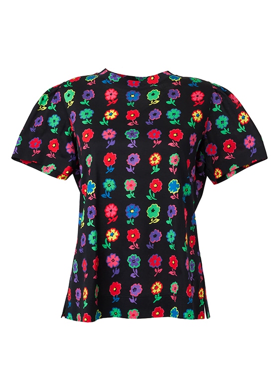 スムールフラワー ジャージーTシャツ