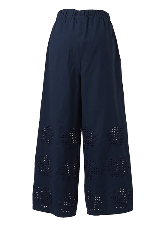 ドットアイレットクロップドパンツ 詳細画像 ダークブルー 3