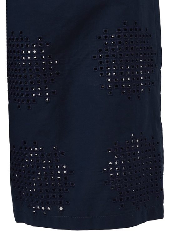 ドットアイレットクロップドパンツ 詳細画像 ダークブルー 5