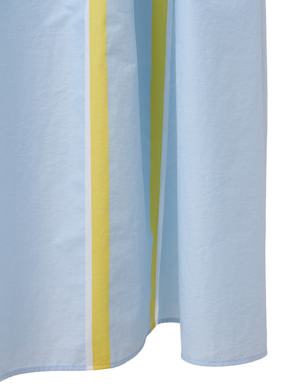 ストライプシャンブレー シャツドレス 詳細画像 スカイブルー 6