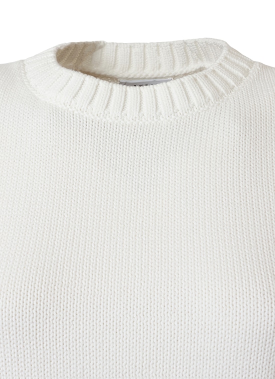 コットンチャンキーニット スリーブレストップ 詳細画像 クリーム 4